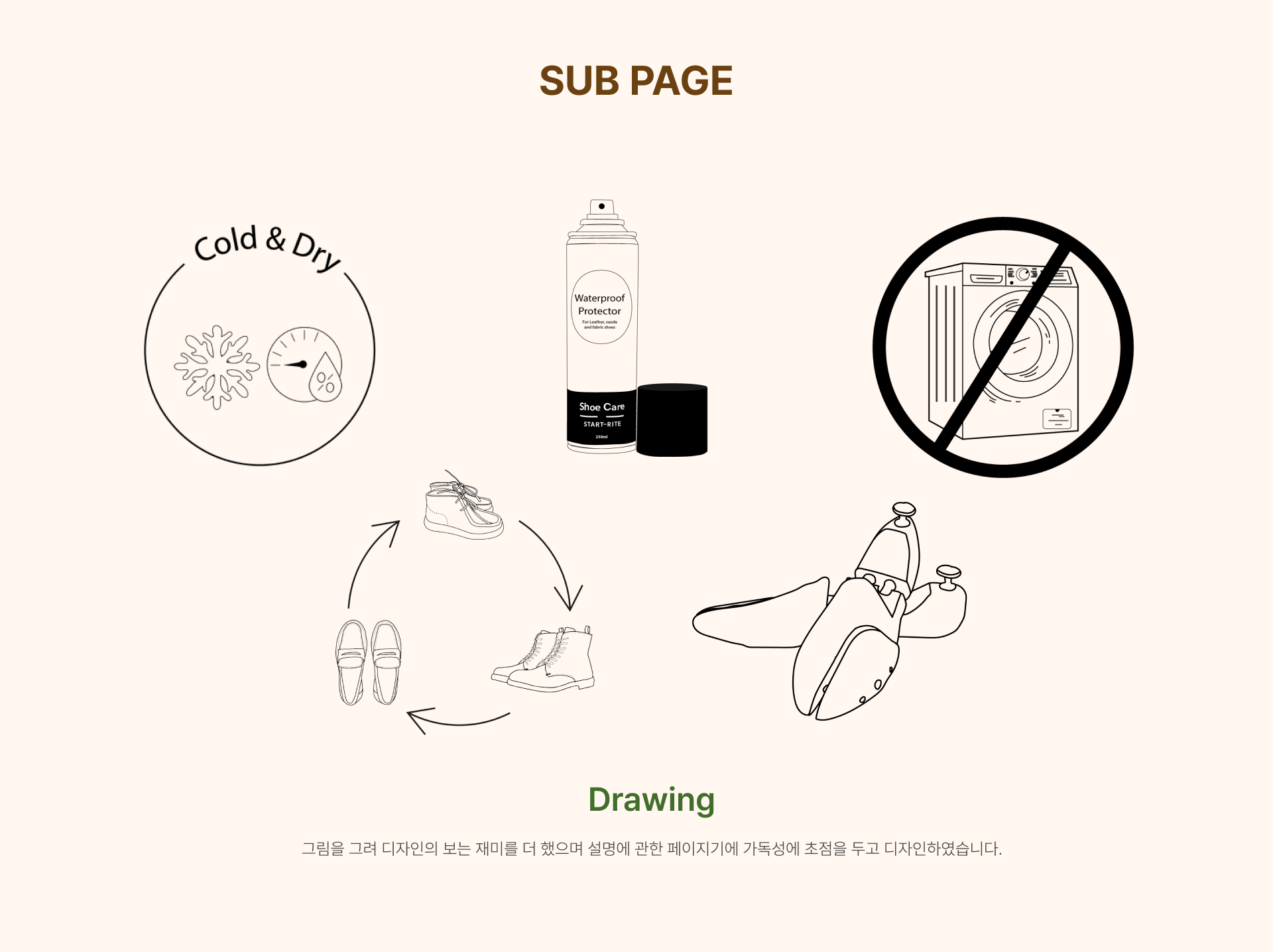 서브페이지 내용